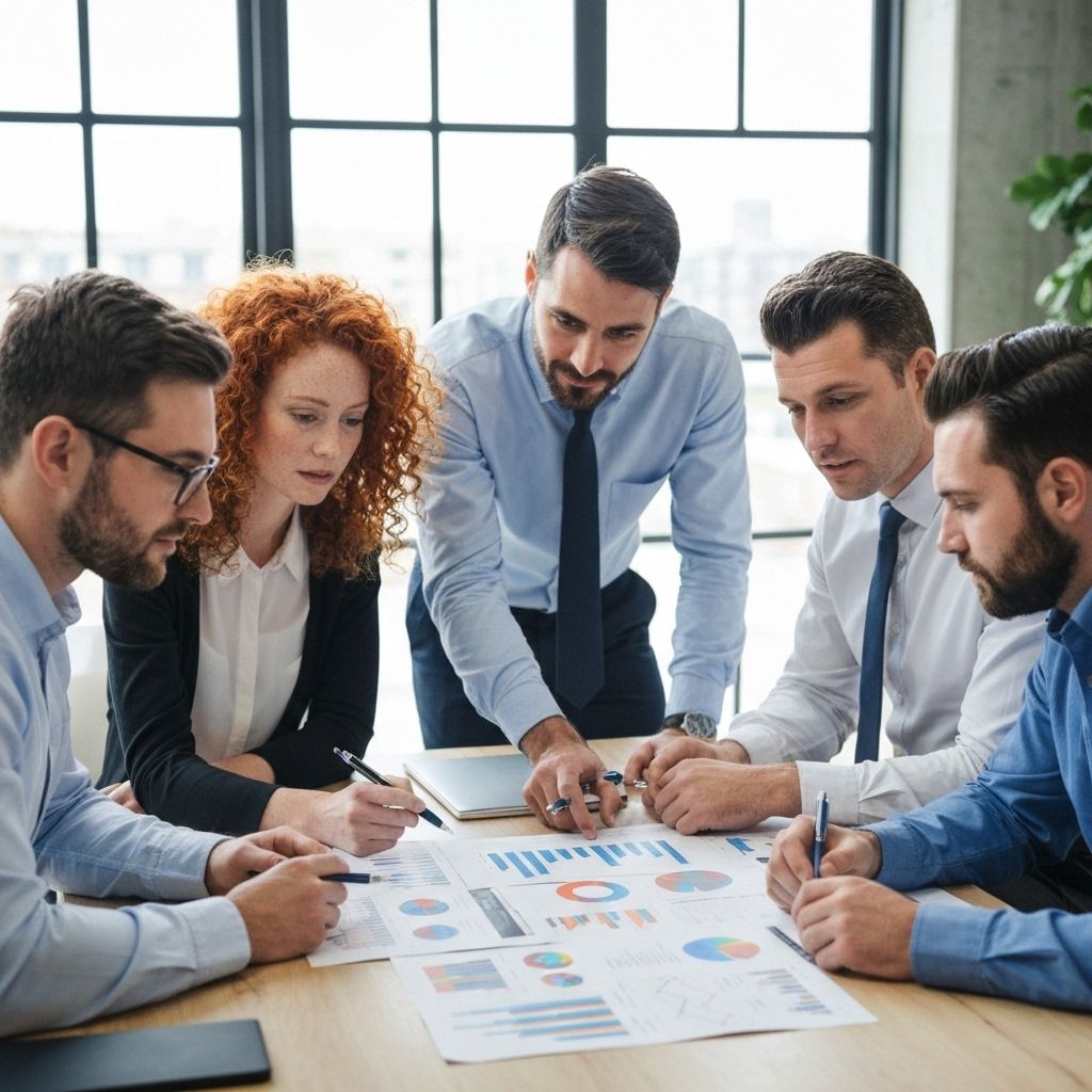 Canadian business professionals reviewing ITB obligations documentation