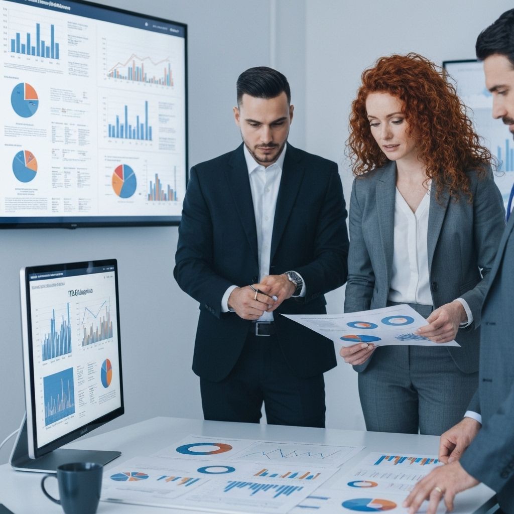 Business professionals reviewing ITB obligations and defence contract requirements